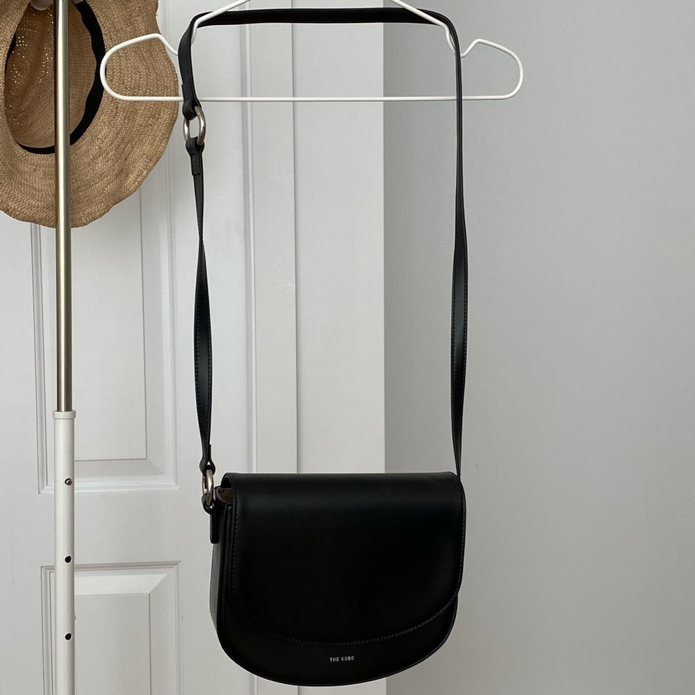 WCONCEPT - THE GOBO Korean Black Crossbody Bag